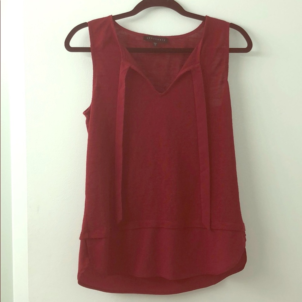 Anthropologie - Sanctuary Red Top - size small - Picture 3 of 5